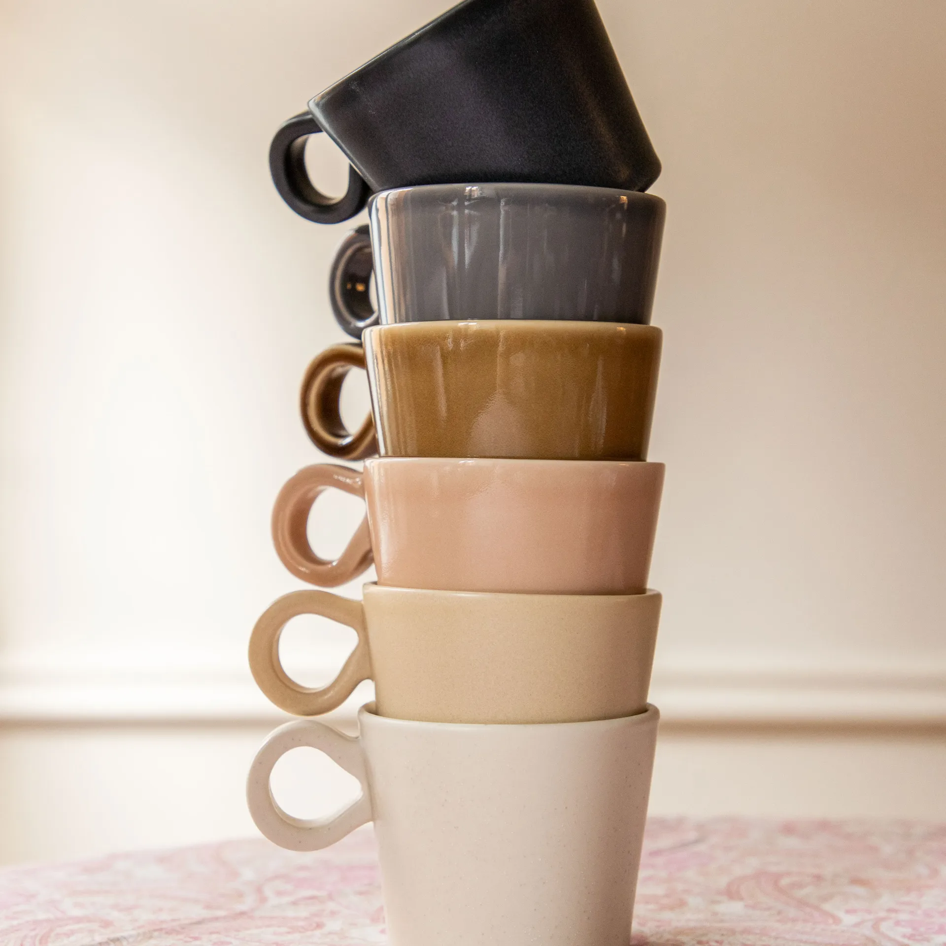 다리아 컵 2개 세트, Sand PotteryJo | 포터리조