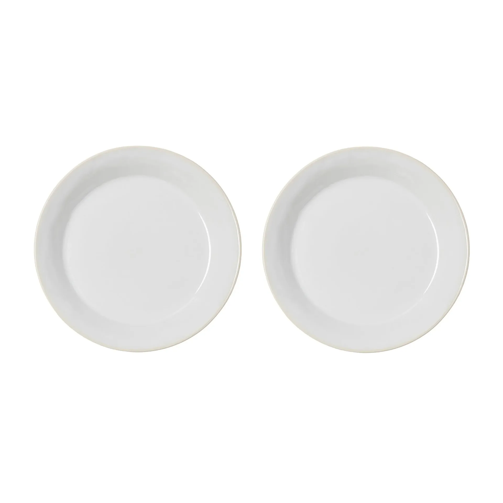 다가 디저트접시 Ø20 cm 2개 세트, White PotteryJo | 포터리조