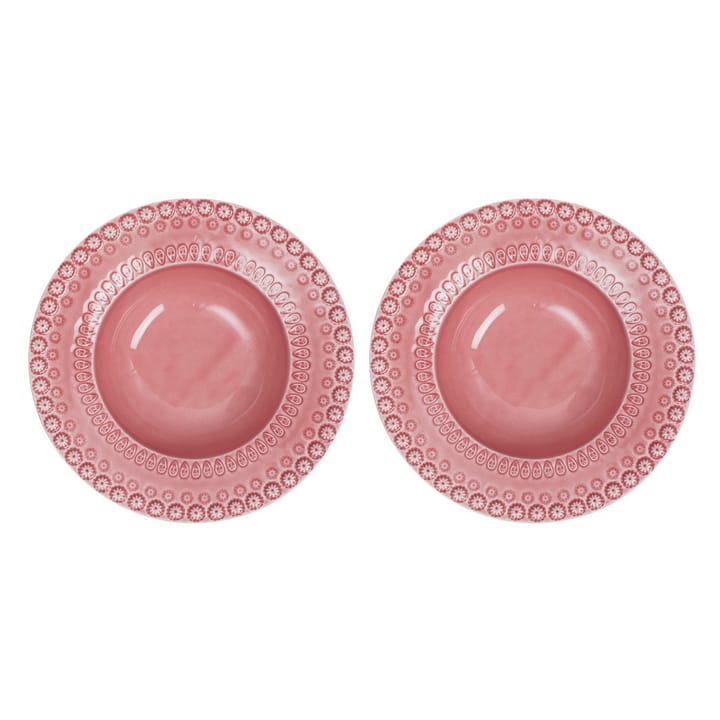 데이지 딥플레이트 Ø 21 cm 2개 세트 - rose (pink) - PotteryJo | 포터리조