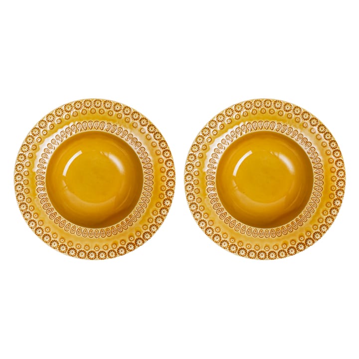 데이지 딥플레이트 21 cm 2개 세트 - sienna (yellow) - PotteryJo | 포터리조