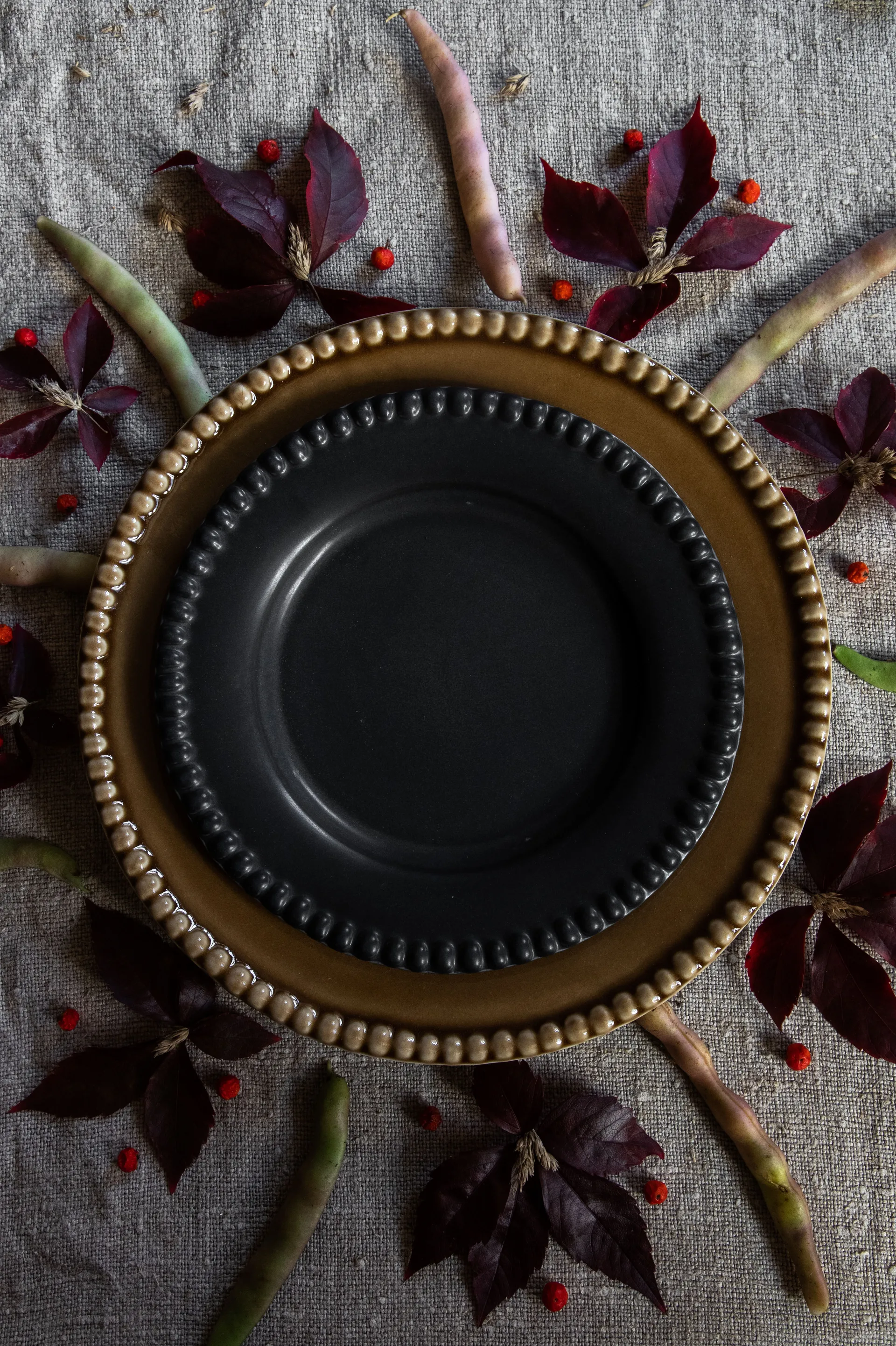 다리아 디저트 접시 Ø22 cm 2개 세트, ink black PotteryJo | 포터리조