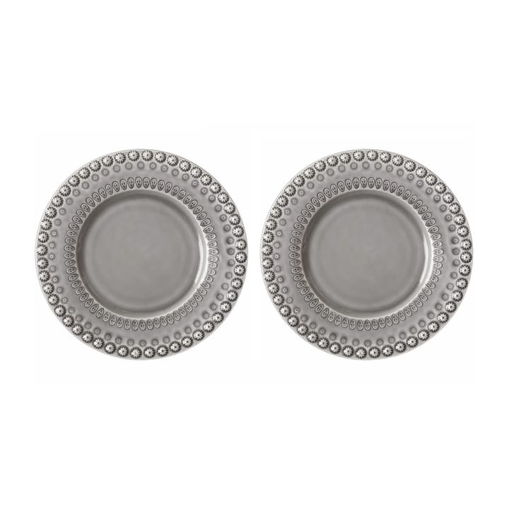 데이지 디저트 접시 22 cm 2개 세트 - soft grey (grey) - PotteryJo | 포터리조
