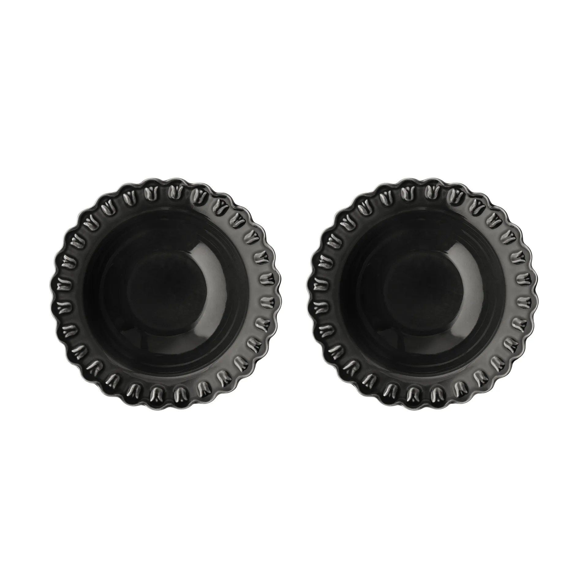 튤리파 딥플레이트 Ø23 cm 2개 세트, Almost black PotteryJo | 포터리조