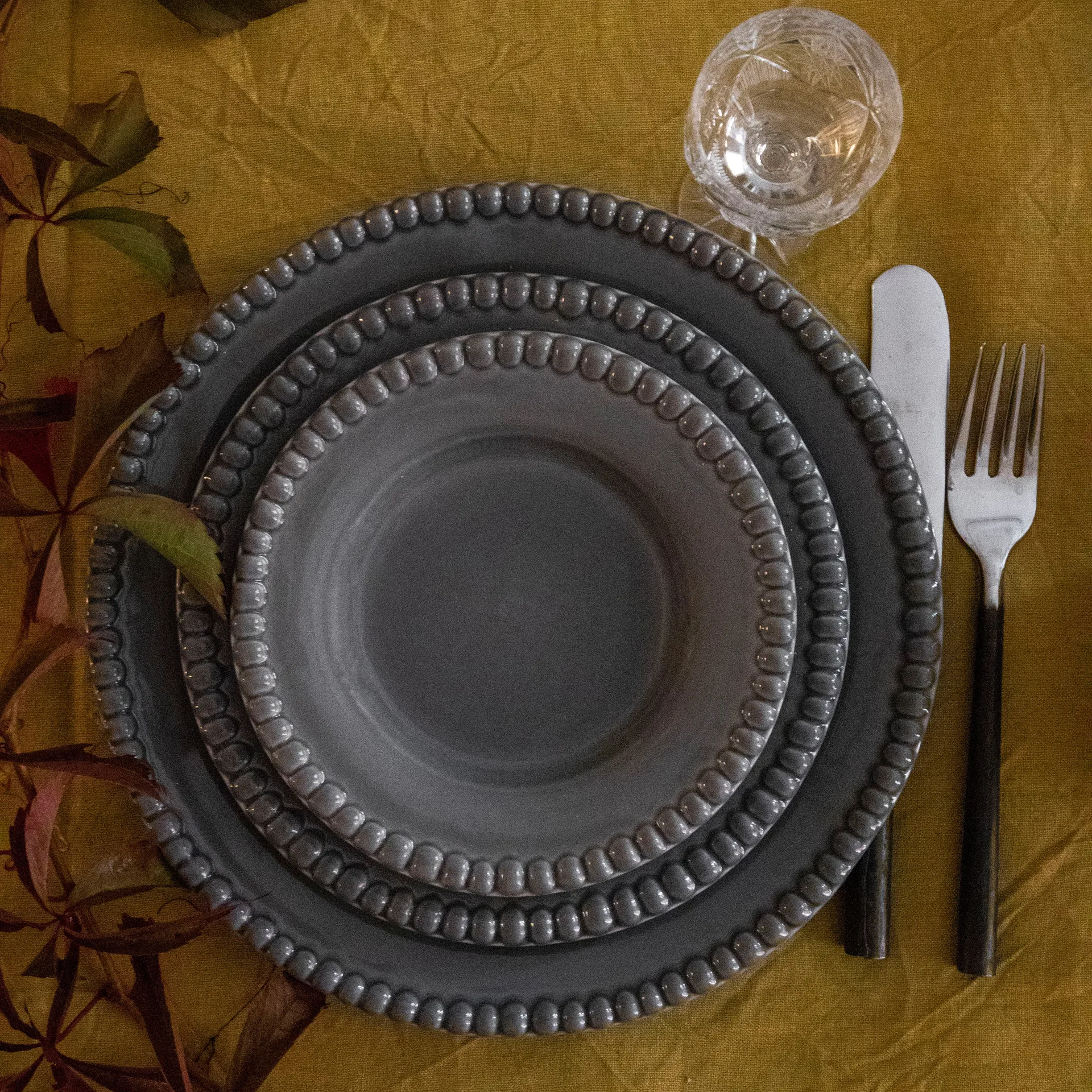 다리아 딥 플레이트 Ø26 cm 2개 세트, clean grey PotteryJo | 포터리조