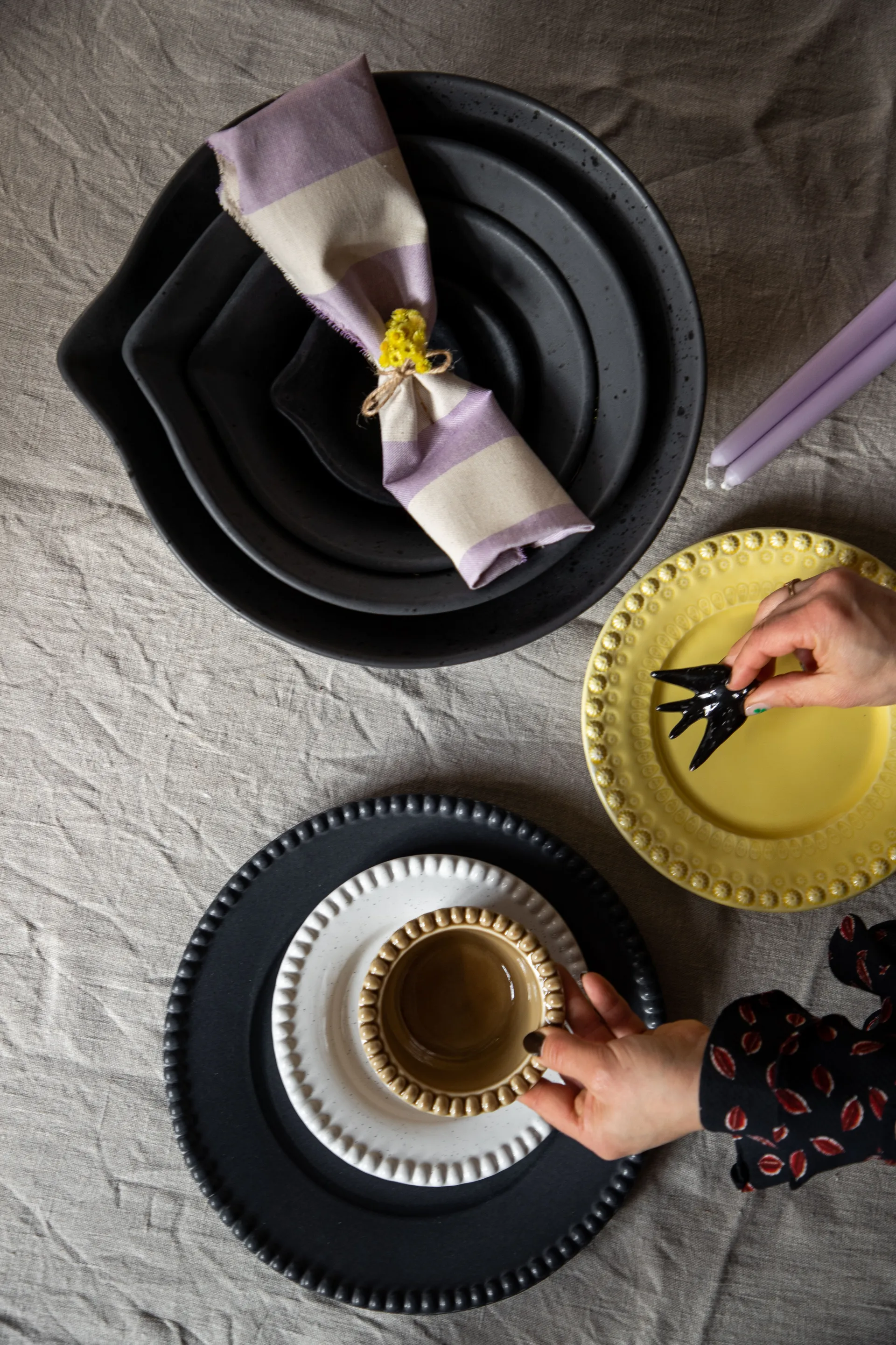 핍 보울 27 cm, matte black PotteryJo | 포터리조