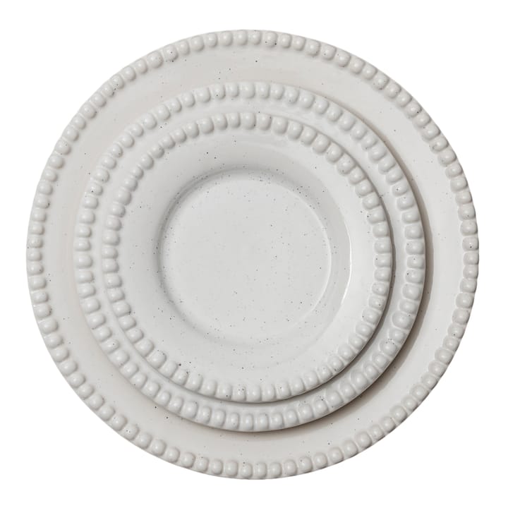 다리아 디너 플레이트 Ø28 cm 2개 세트 - Cotton white shiny - PotteryJo | 포터리조
