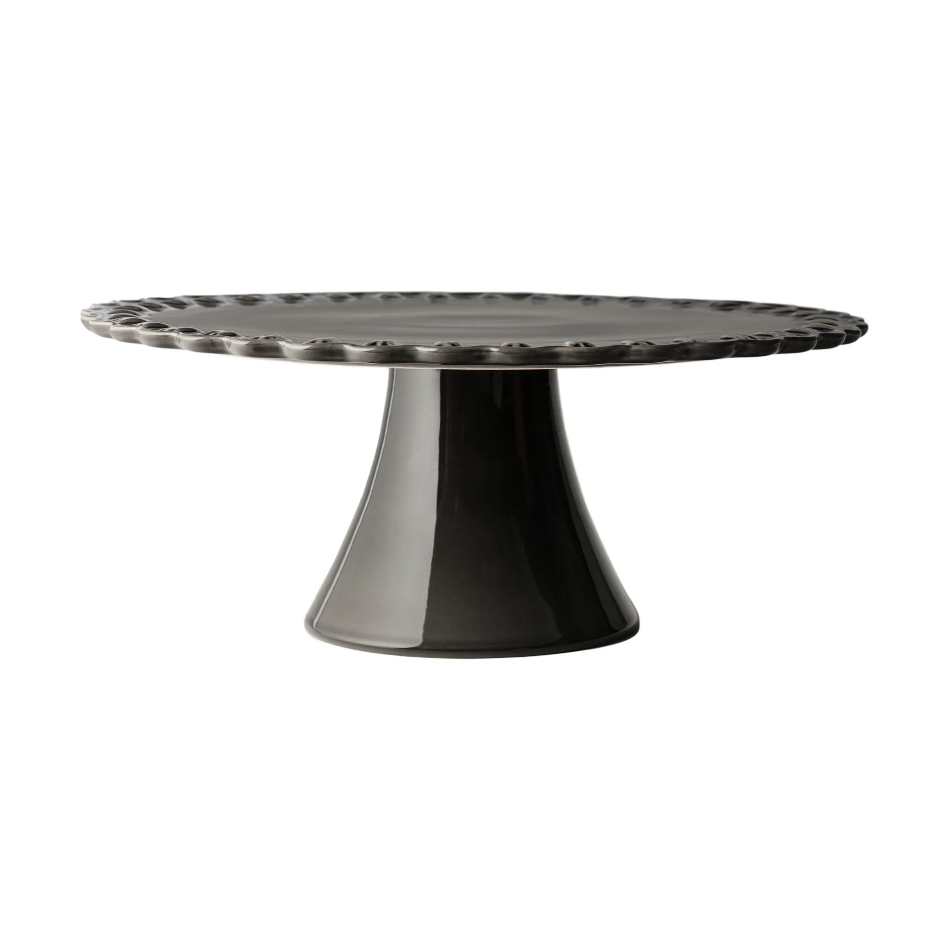 튤리파 케이크 접시 Ø30 cm, Almost black PotteryJo | 포터리조