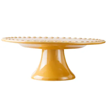 데이지 케이크 플레이트 35 cm - sienna - PotteryJo | 포터리조