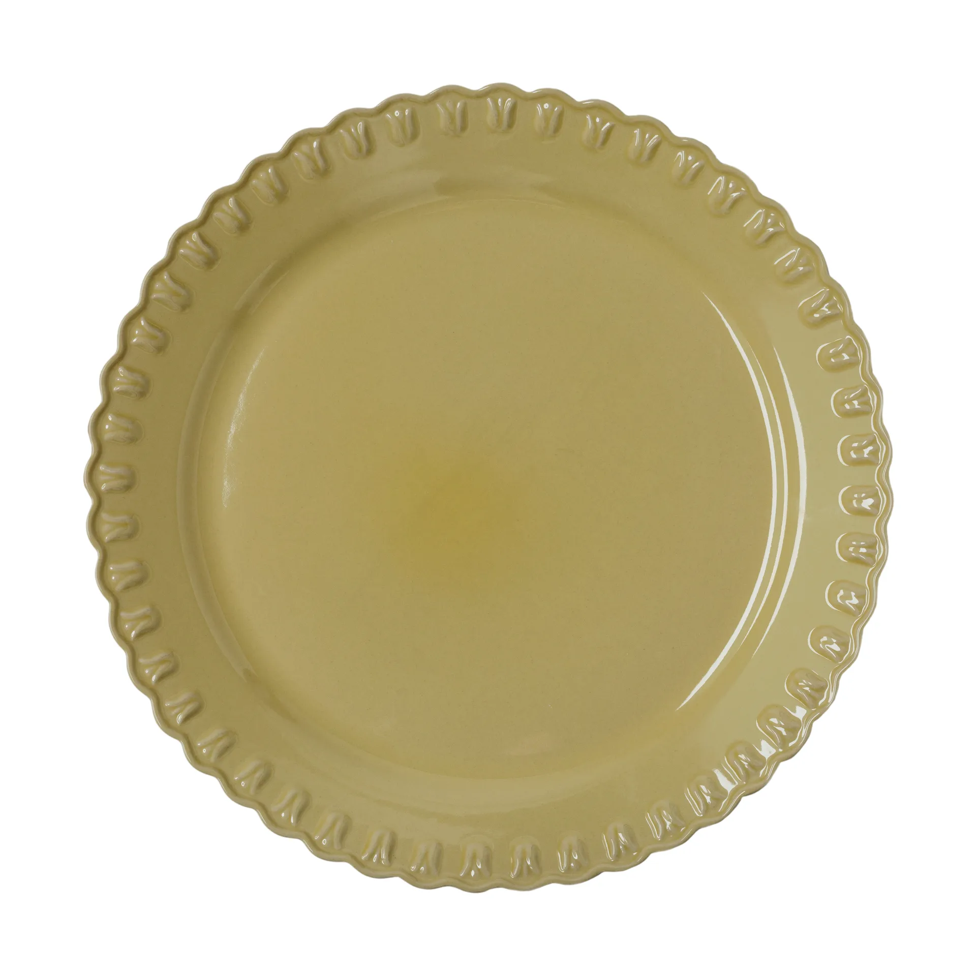 튤리파 서빙 플래터 Ø37 cm, Pale Moon PotteryJo | 포터리조