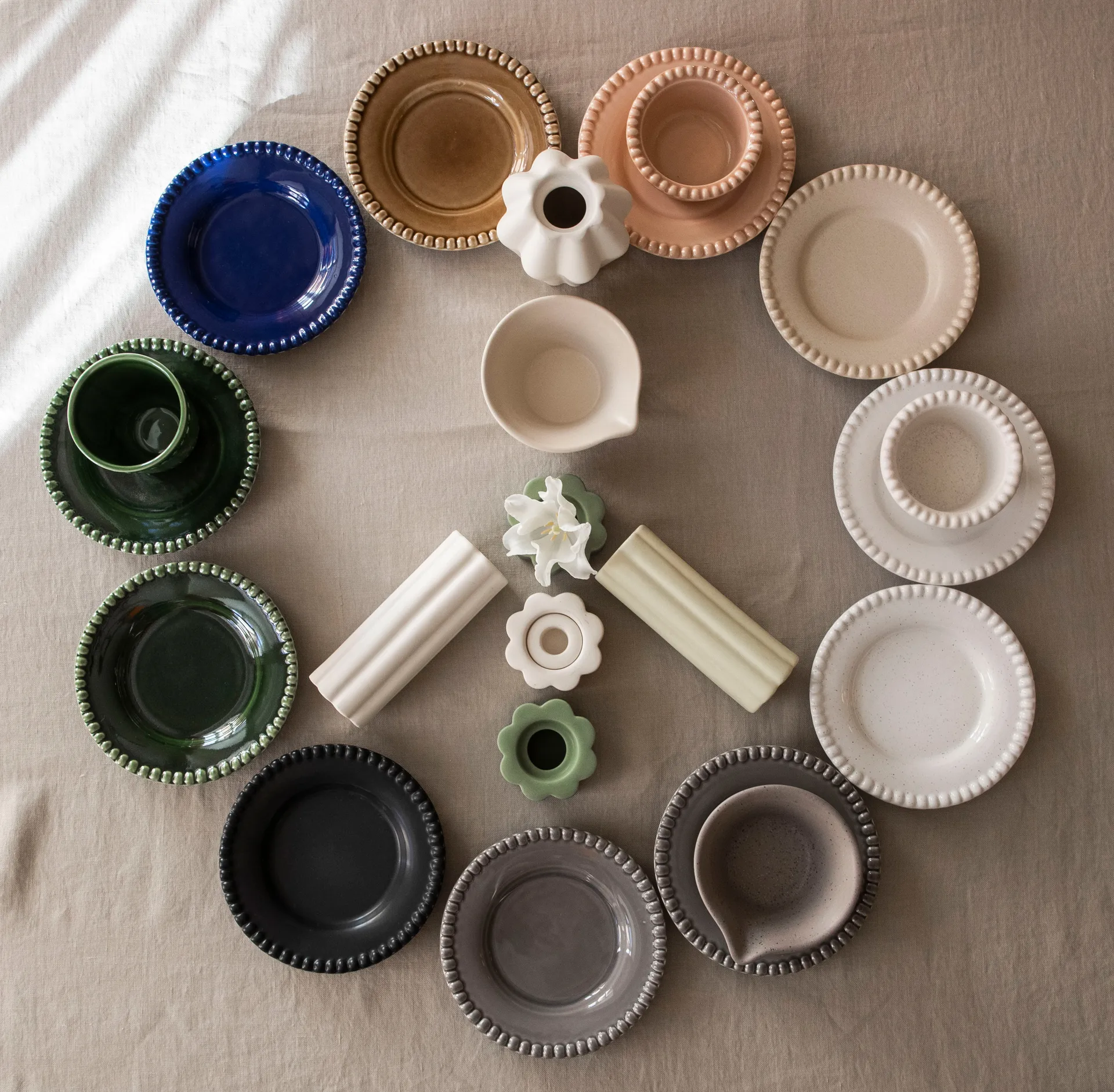 버짓 화병/캔들스틱 5 cm, Shell PotteryJo | 포터리조