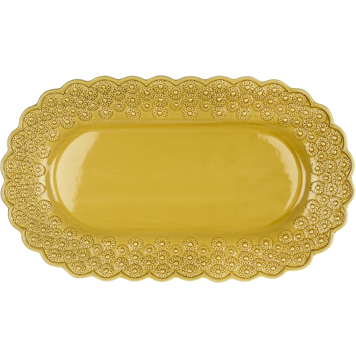 Ditsy 오발 서빙 소서, sienna (yellow) PotteryJo | 포터리조