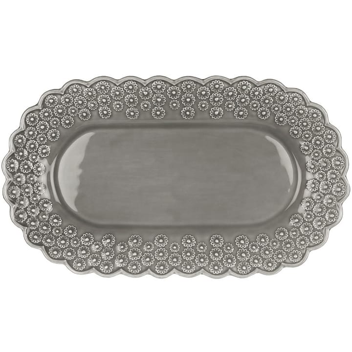 Ditsy 오발 서빙 소서, soft grey (grey) PotteryJo | 포터리조