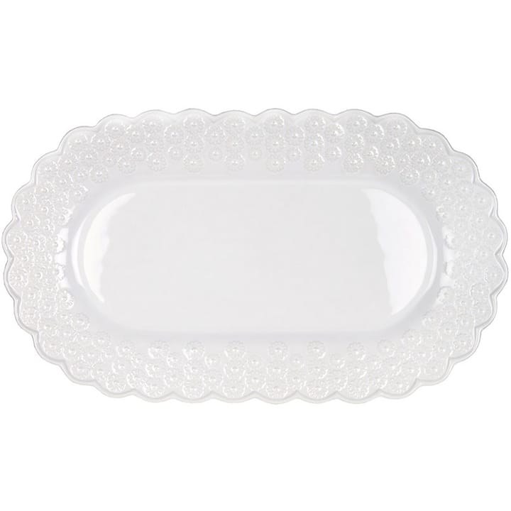 Ditsy 오발 서빙 소서 - white (white) - PotteryJo | 포터리조
