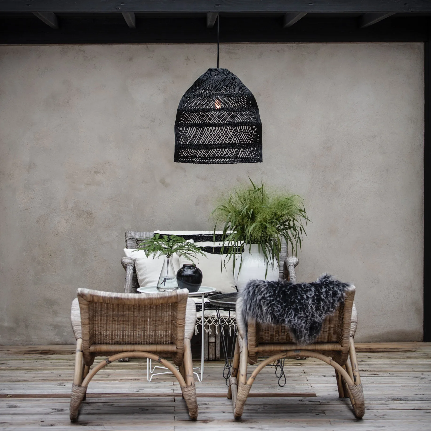 마야 펜던트 조명 Ø45.5 cm, black PR Home | 피알홈