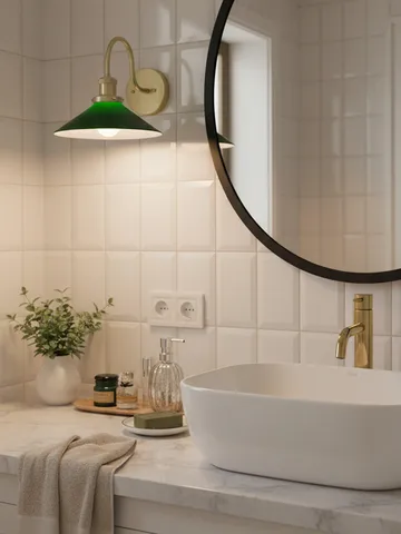 오거스트 벽 조명 - Green-brass - PR Home | 피알홈