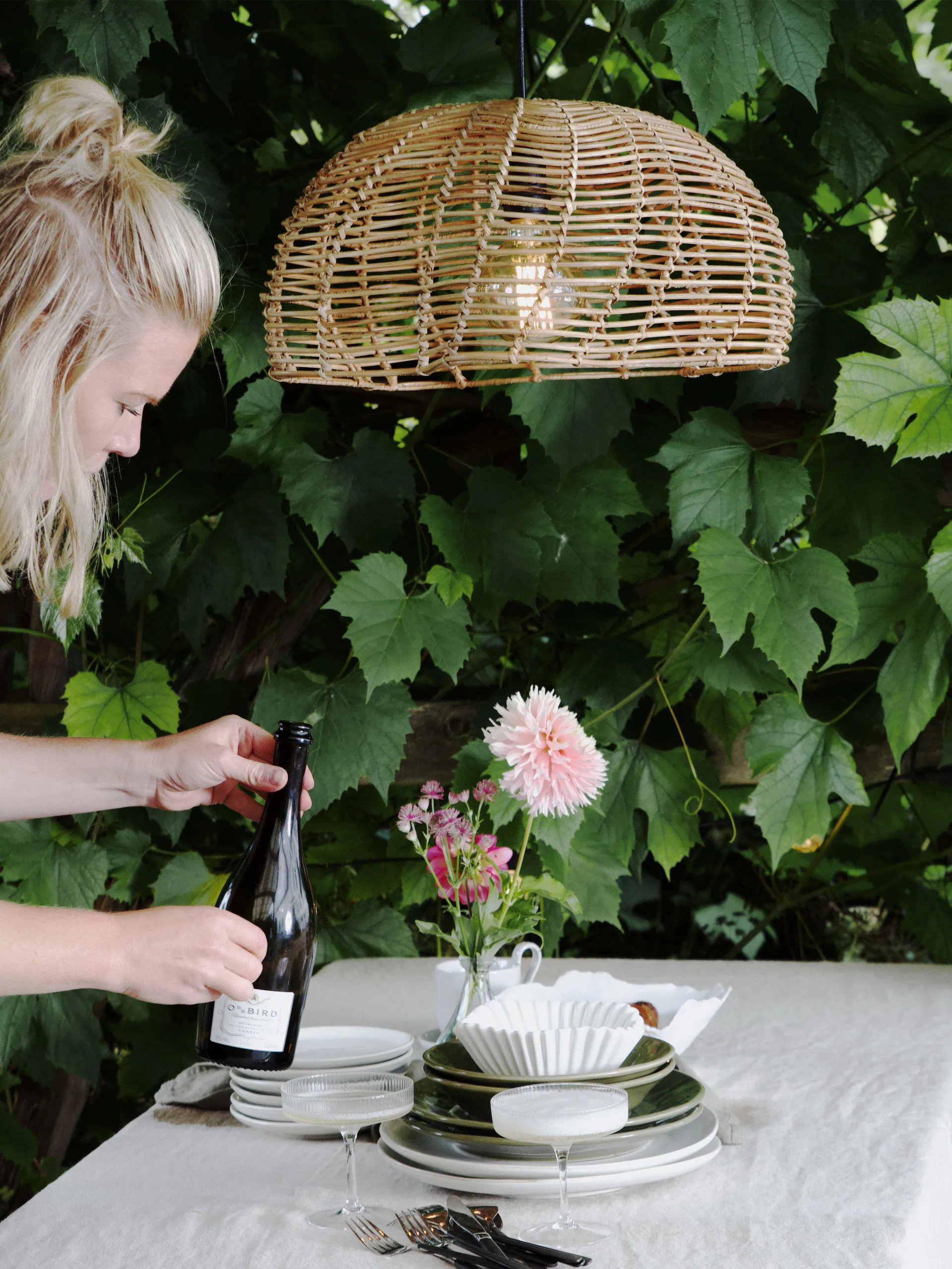 마일라 야외용 펜던트 조명, Natural, Ø43x24 cm PR Home | 피알홈