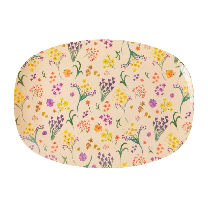 라이스 멜라민 플레이트 16.5x23 cm - Wild flower - RICE | 라이스