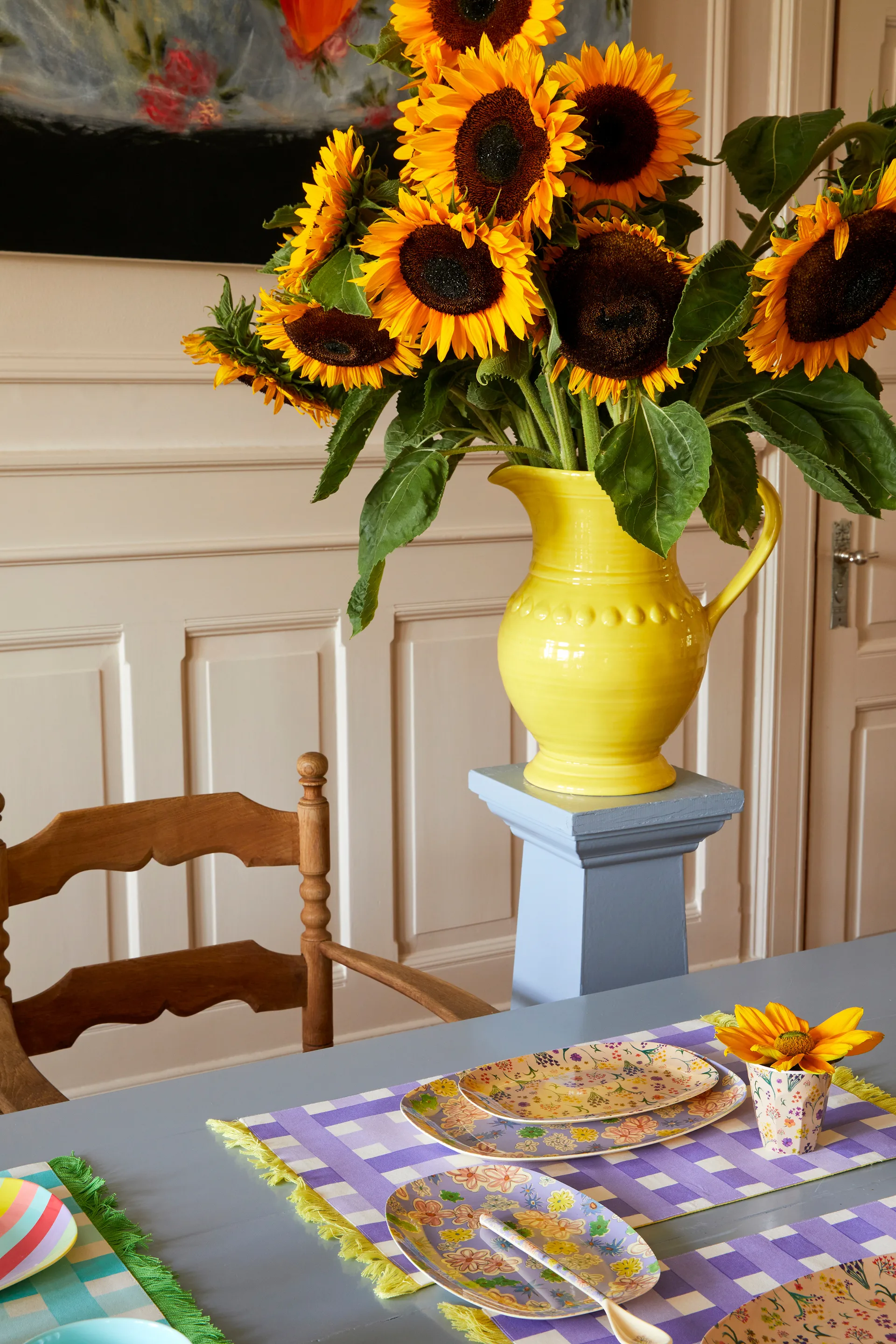 라이스 멜라민 플레이트 16.5x23 cm, Wild flower RICE | 라이스