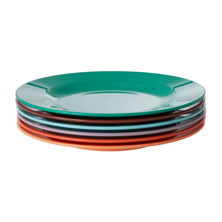 라이스 멜라민 접시 20 cm 6개 세트 - Disco ball-colors - RICE | 라이스