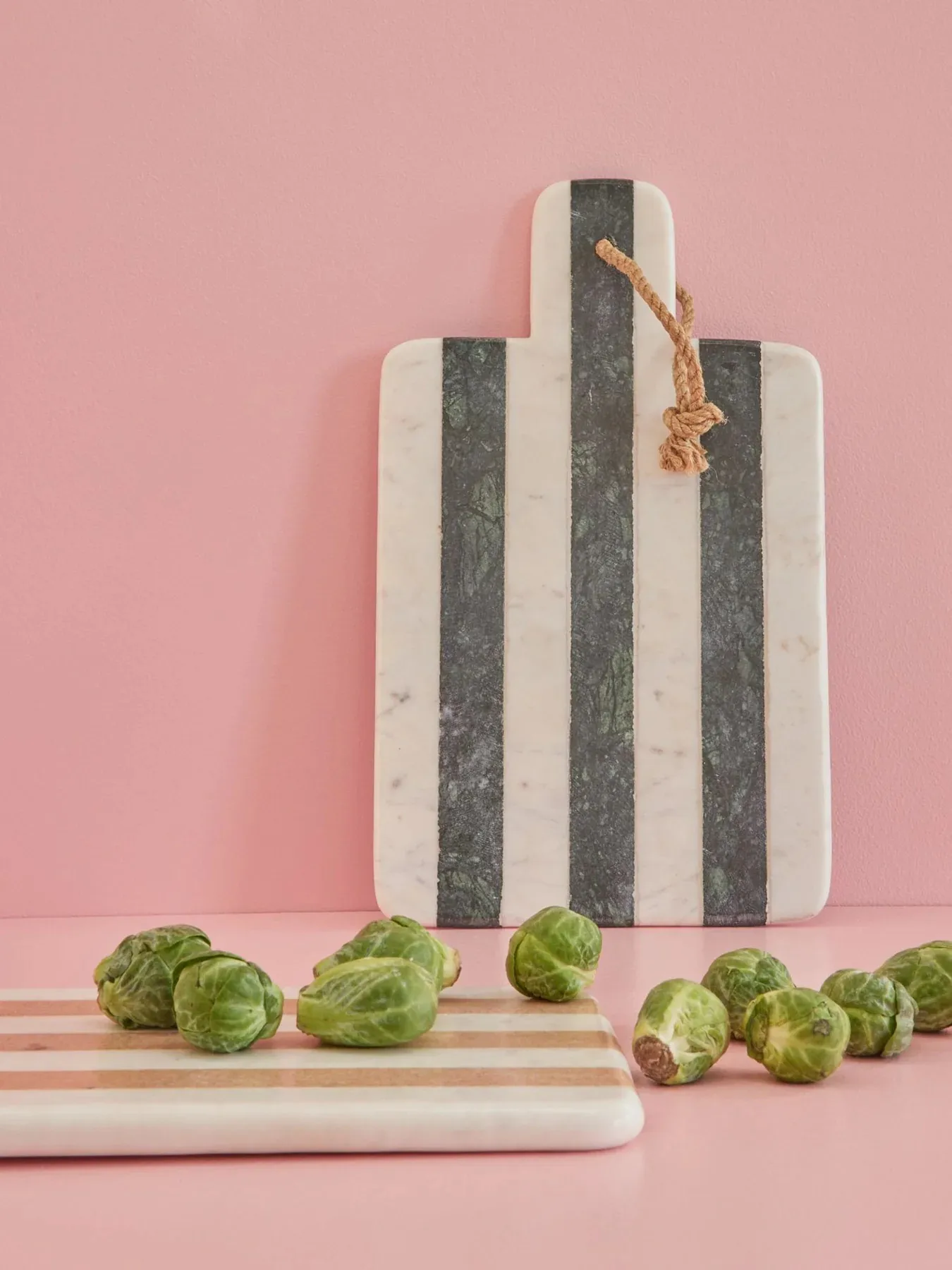 커팅보드 - 마블 20x35.5 cm, Green stripes RICE | 라이스