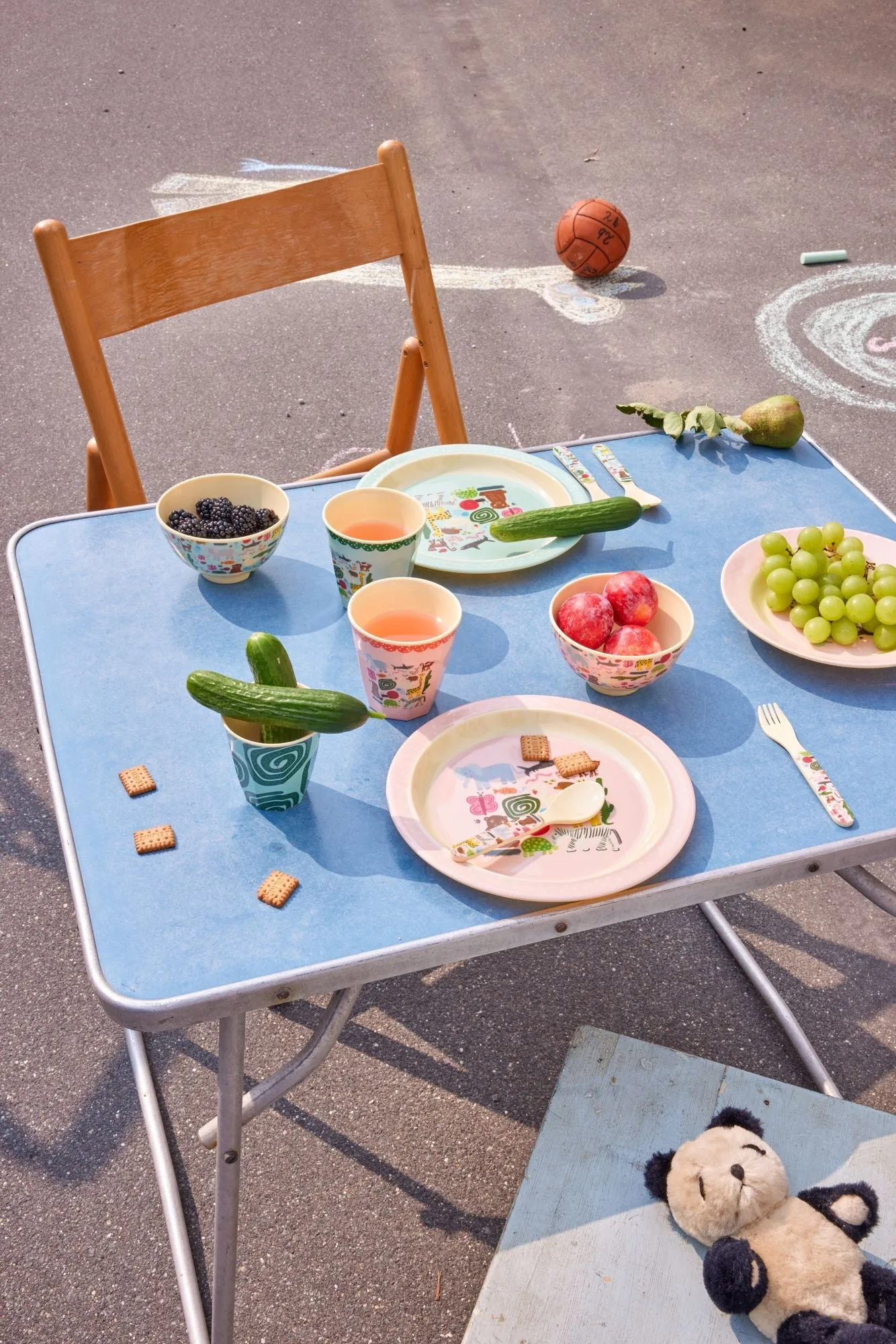 라이스 와일드 라이프 런천 접시 Ø22 cm, Mint RICE | 라이스