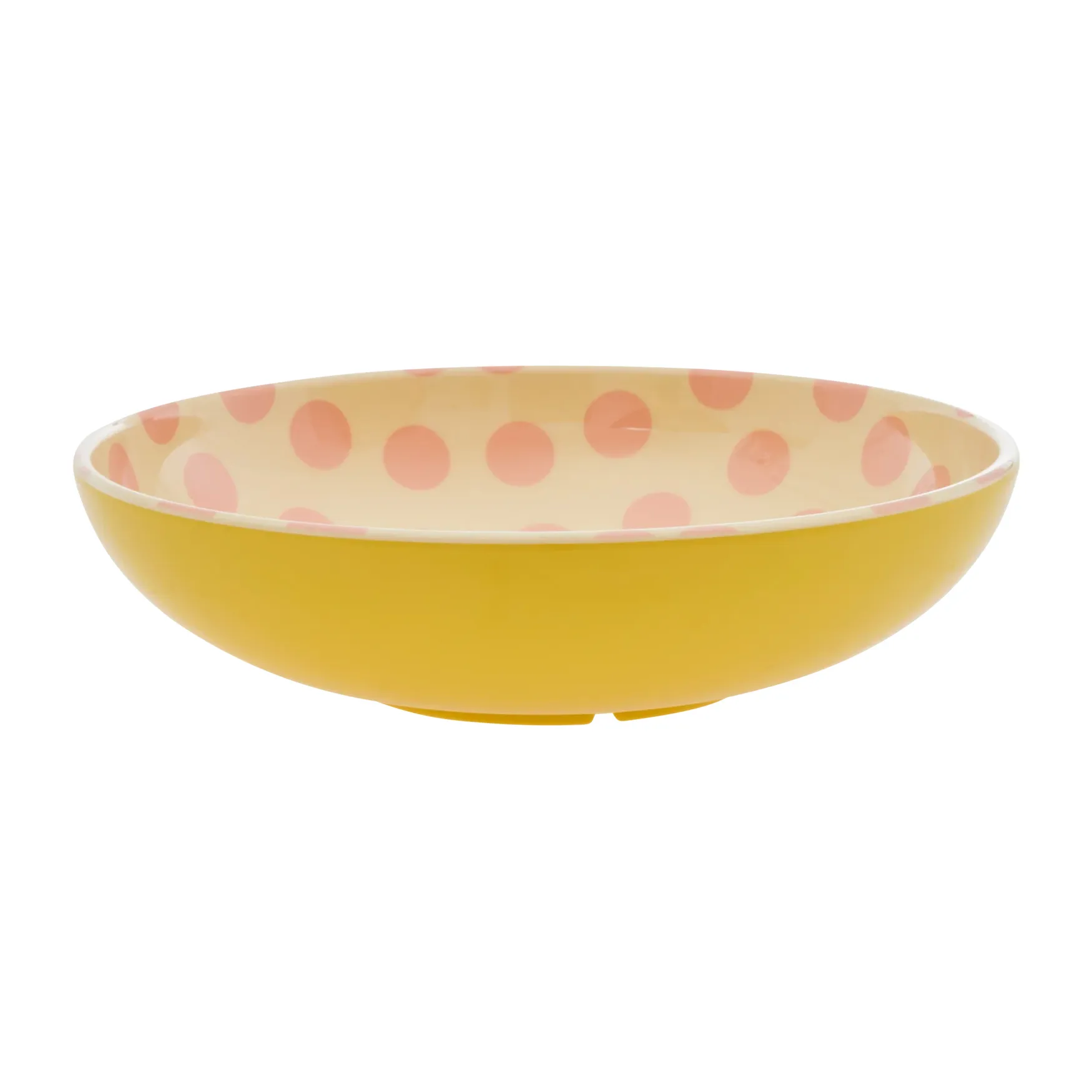 라이스 샐러드 보울 멜라민 29.9 cm, Pink dots-yellow RICE | 라이스