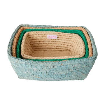 라이스 라피아 브레드빈 4 피스 - Disco ball - RICE | 라이스