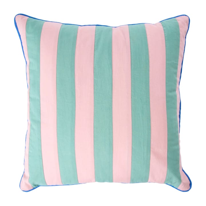 쿠션 스트라이프 40x40 cm - Pink-green - RICE | 라이스