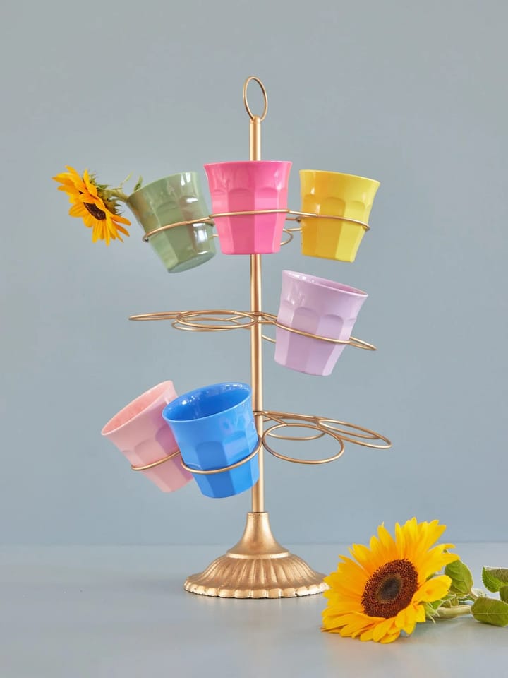 라이스 멜라민 컵 미듐 6팩 - Multicolor - RICE | 라이스