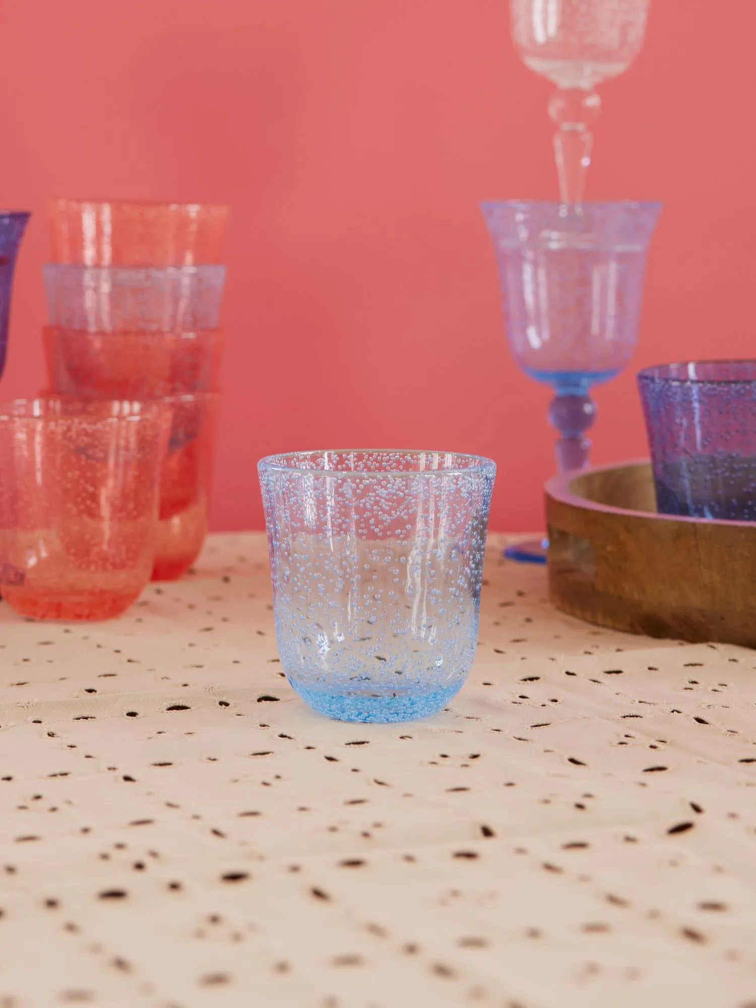 라이스 텀블러 글래스 버블 디자인 acrylic 41 cl, Mint RICE | 라이스