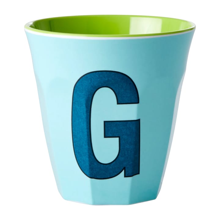 멜라민 컵 미듐 레터 -  G 30 cl - Mint - RICE | 라이스