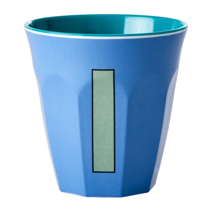 멜라민 컵 미듐 레터 -  I 30 cl - New dusty blue - RICE | 라이스
