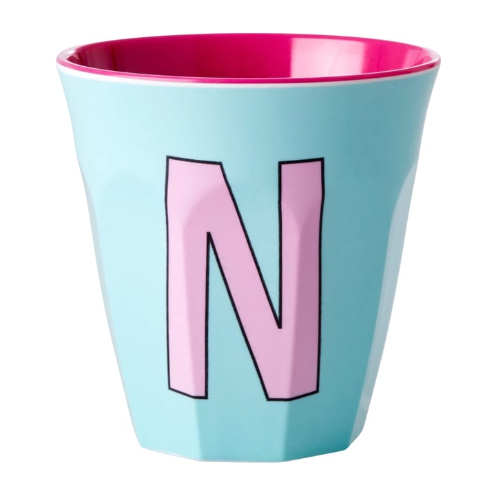 멜라민 컵 미듐 레터 -  N 30 cl - Mint - RICE | 라이스