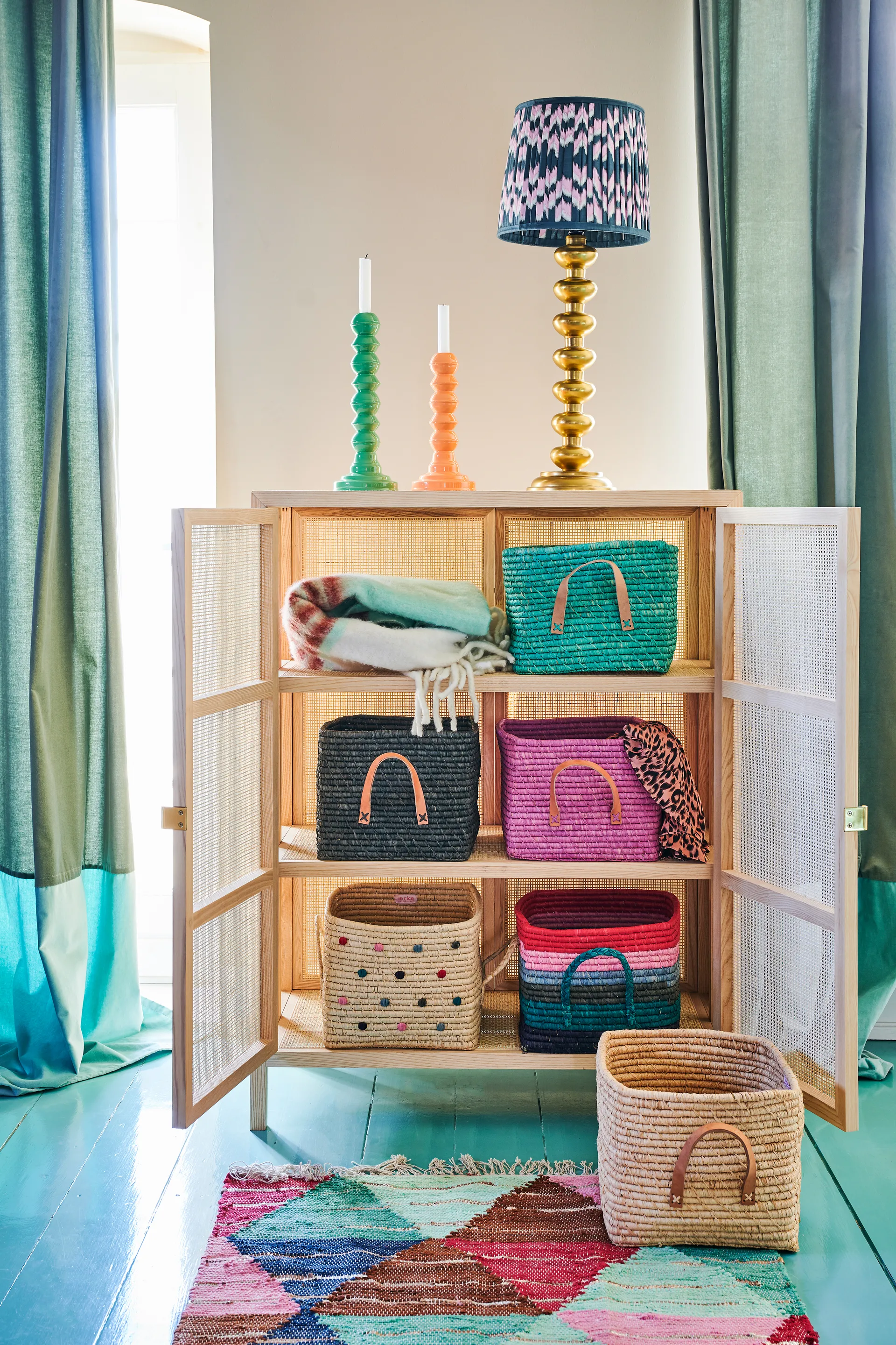 라이스 라피아 스토리지 박스, Natur RICE | 라이스