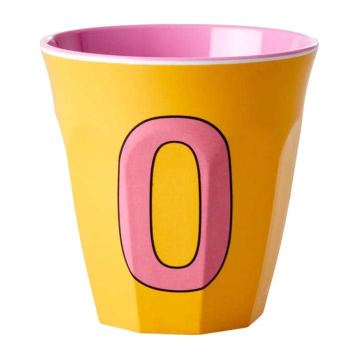 멜라민 컵 미듐 레터 -  O 30 cl - Yellow - RICE | 라이스