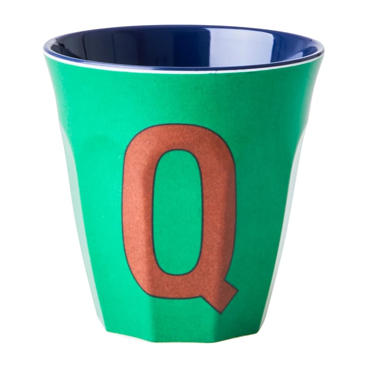 멜라민 컵 미듐 레터 -  Q 30 cl - Green - RICE | 라이스