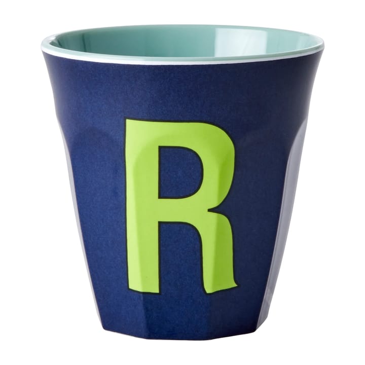 멜라민 컵 미듐 레터 -  R 30 cl - Dark blue - RICE | 라이스