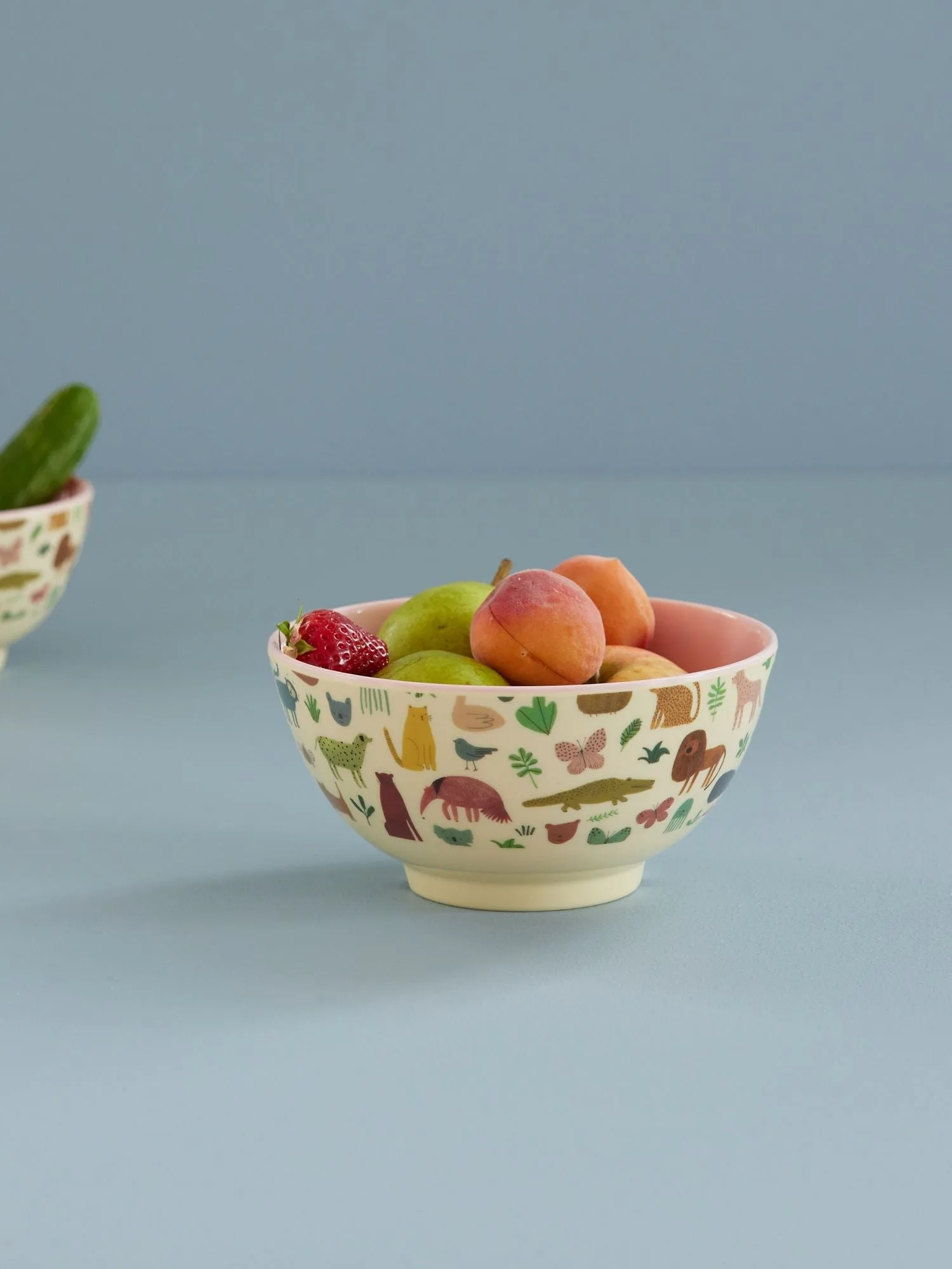 라이스 멜라민 보울 미듐, Sweet Jungle Print-Soft Pink RICE | 라이스