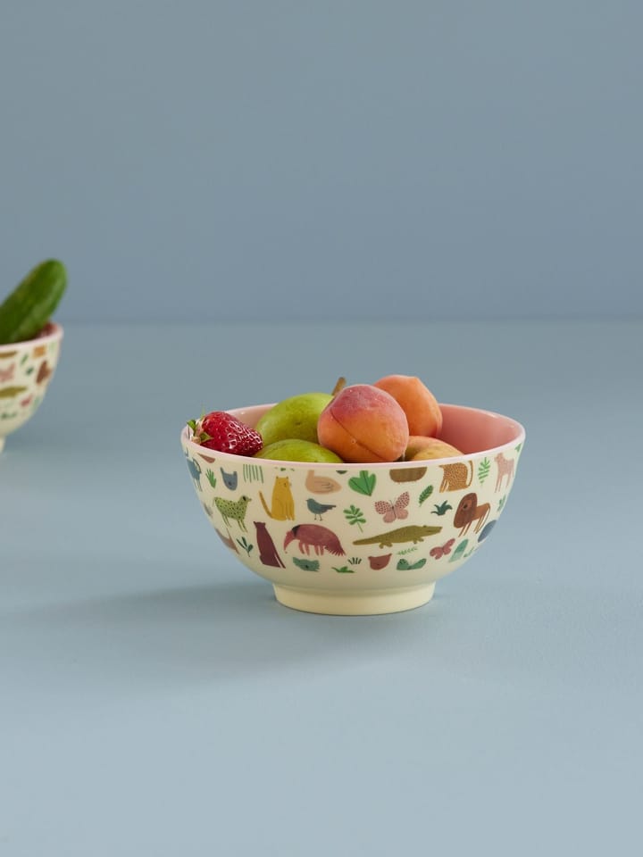 라이스 멜라민 보울 미듐, Sweet Jungle Print-Soft Pink RICE | 라이스