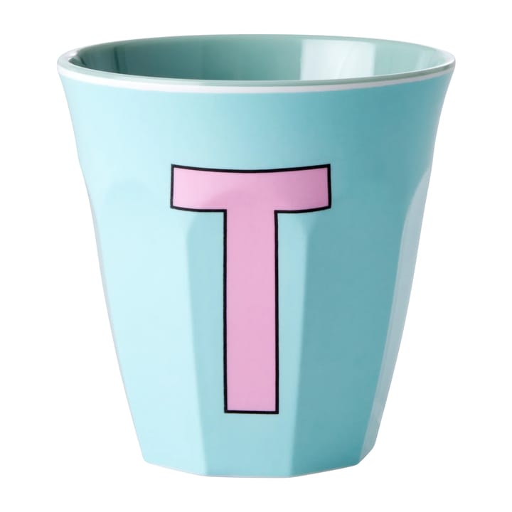 멜라민 컵 미듐 레터 -  T 30 cl - Mint - RICE | 라이스