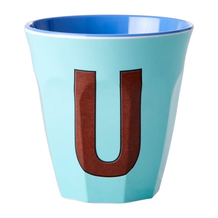 멜라민 컵 미듐 레터 -  U 30 cl - Mint - RICE | 라이스