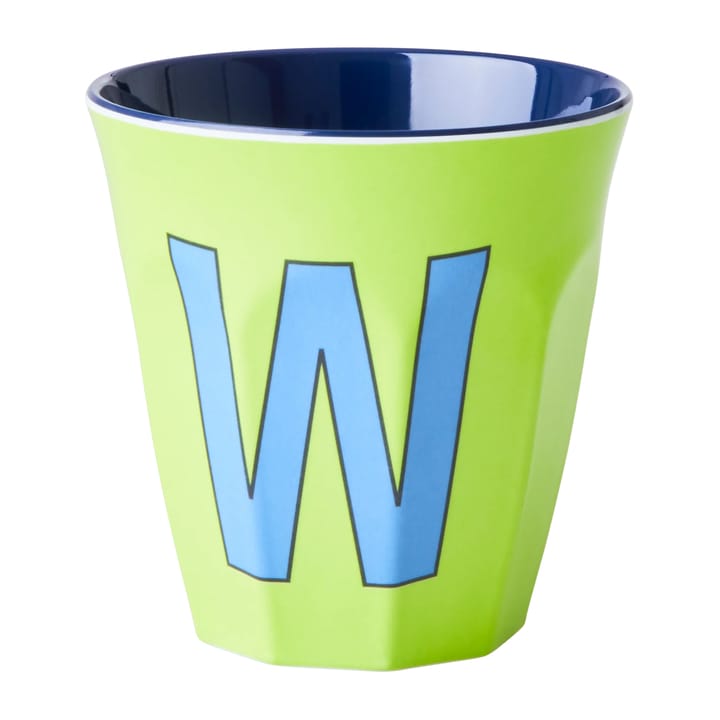 멜라민 컵 미듐 레터 -  W 30 cl - Lime green - RICE | 라이스