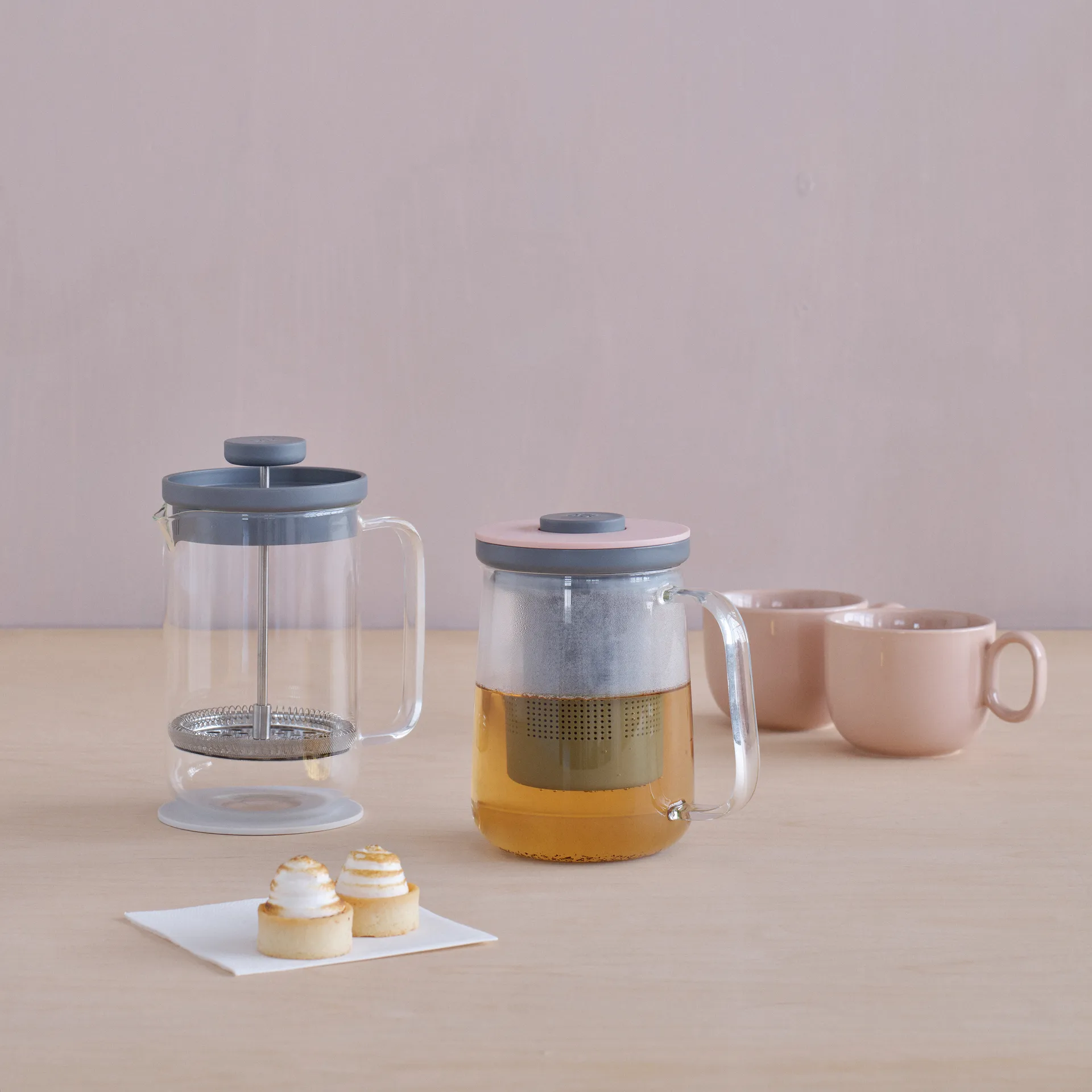 브루-잇 커피 프레스 0.8 L, grey RIG-TIG | 릭틱