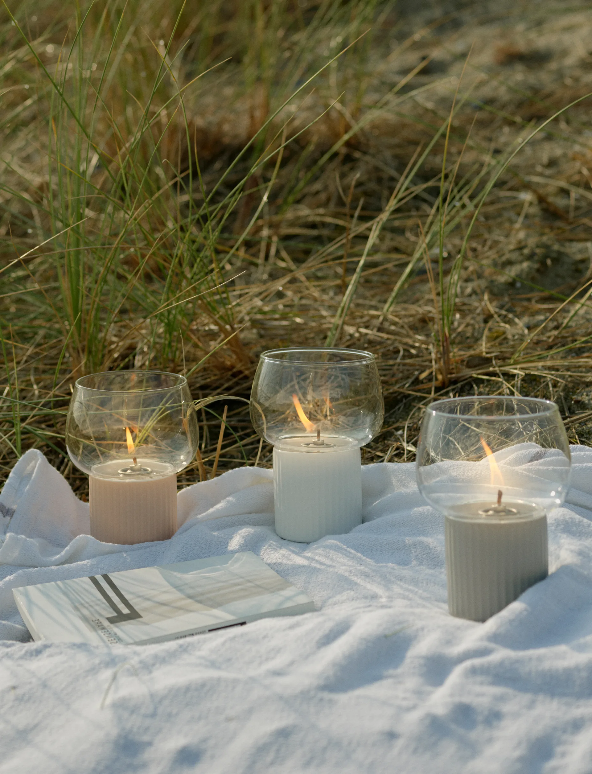 휘게 허리케인 오일 램프 16 cm, Grey RIG-TIG | 릭틱