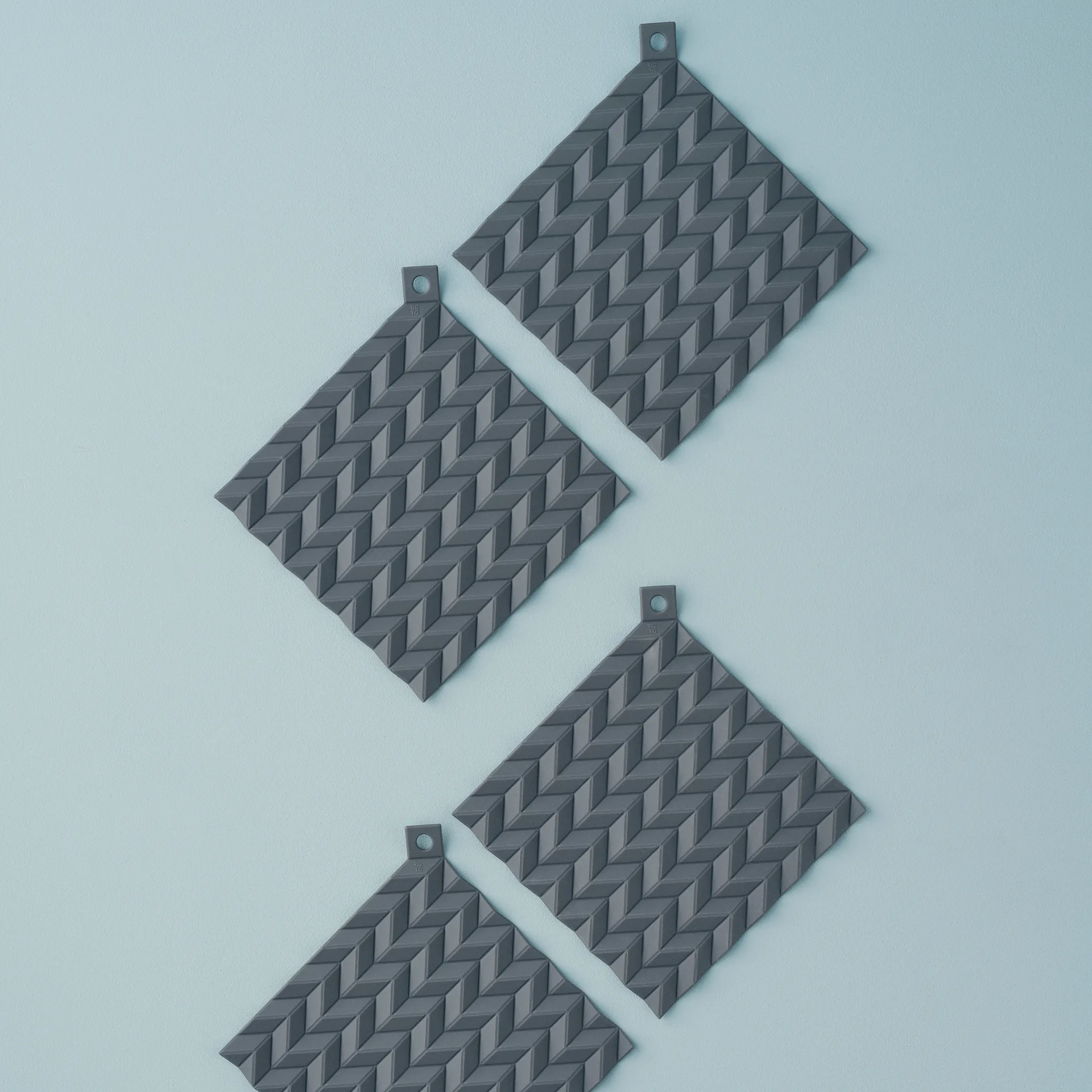 홀드-온 오븐용 장갑 2개 세트, Grey RIG-TIG | 릭틱