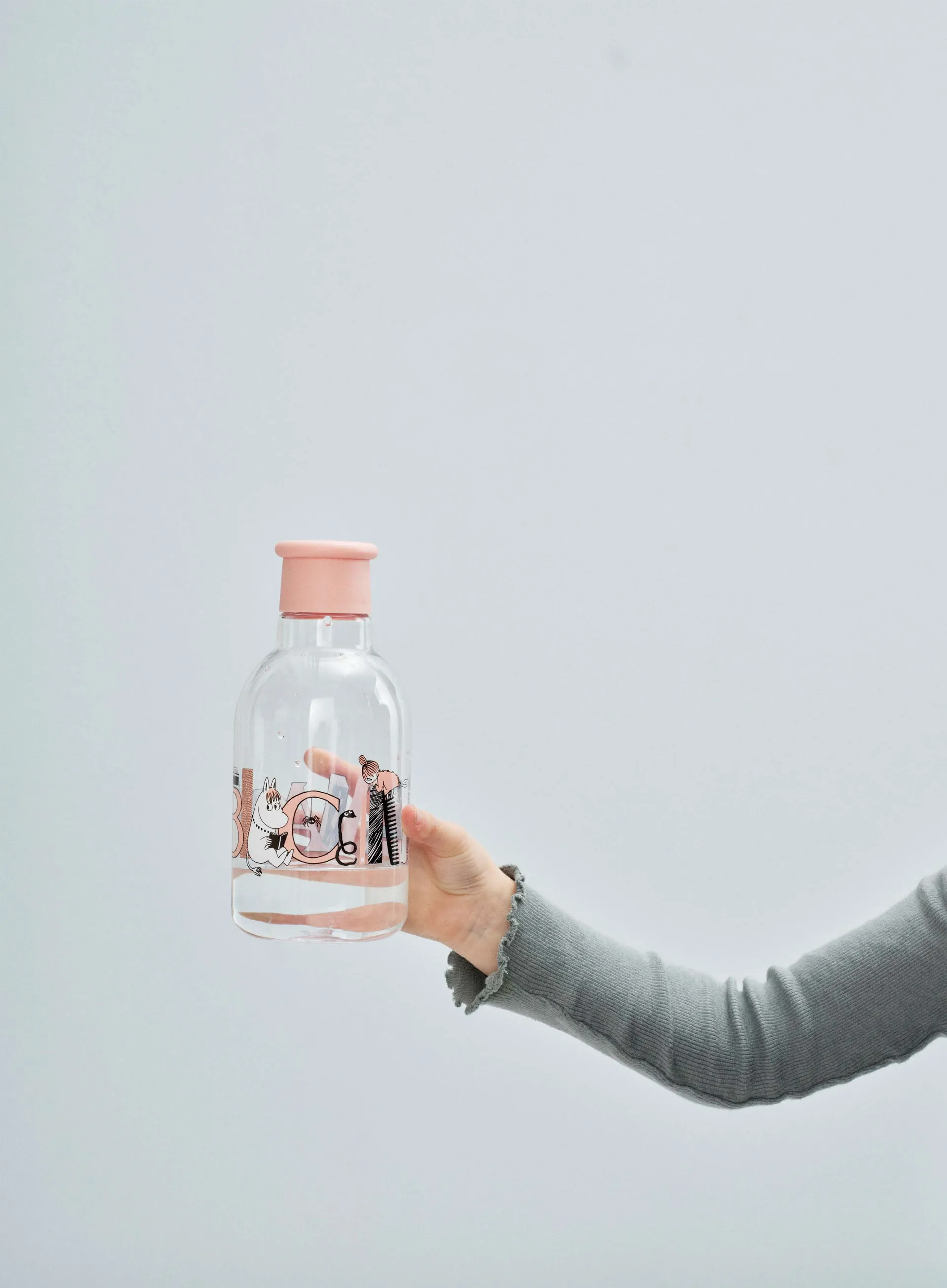 드링크-잇 무민 ABC 워터 병 0.5 리터, Salmon RIG-TIG | 릭틱