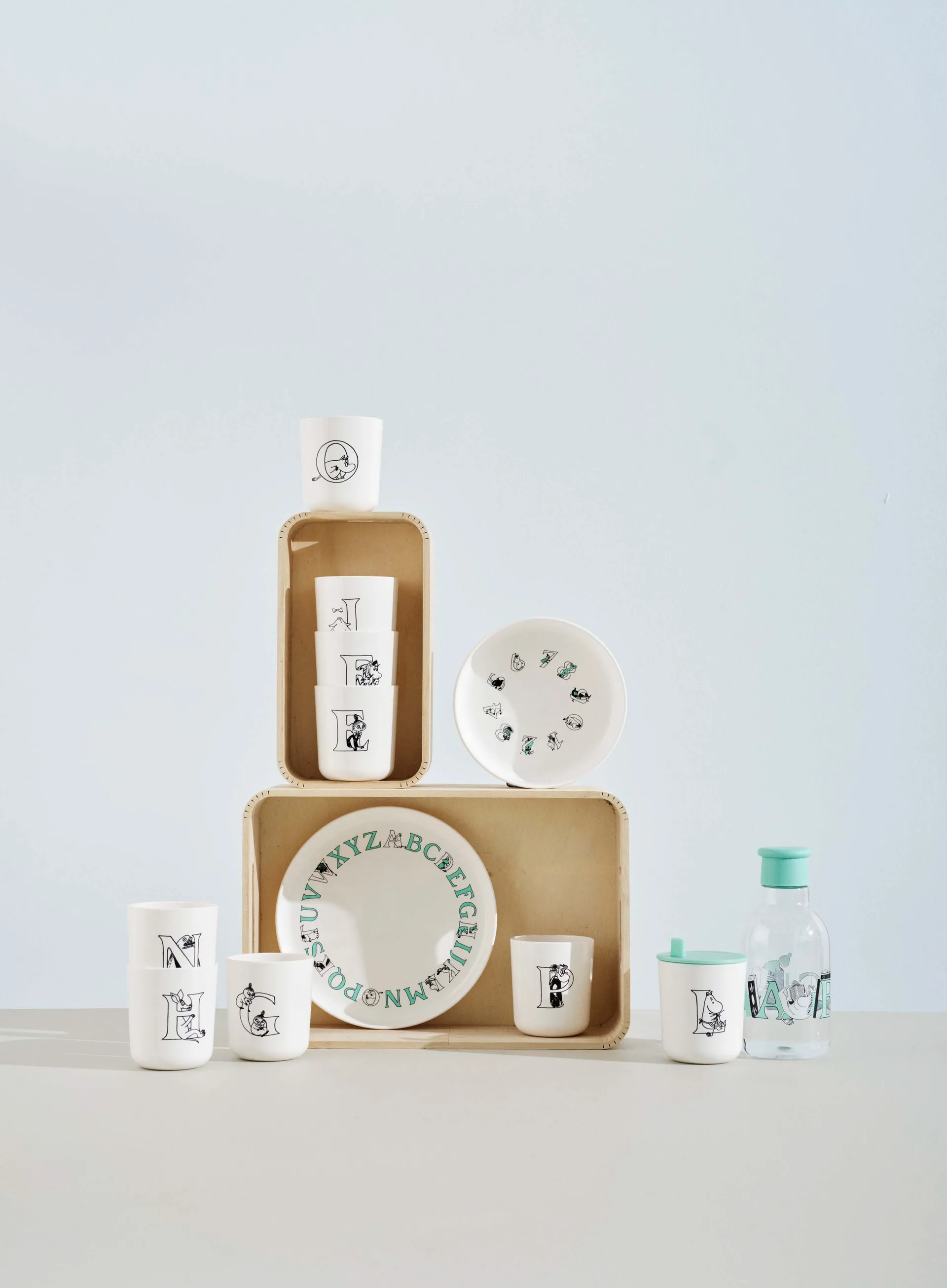 무민 ABC 덮개 for 머그, Turqouise RIG-TIG | 릭틱