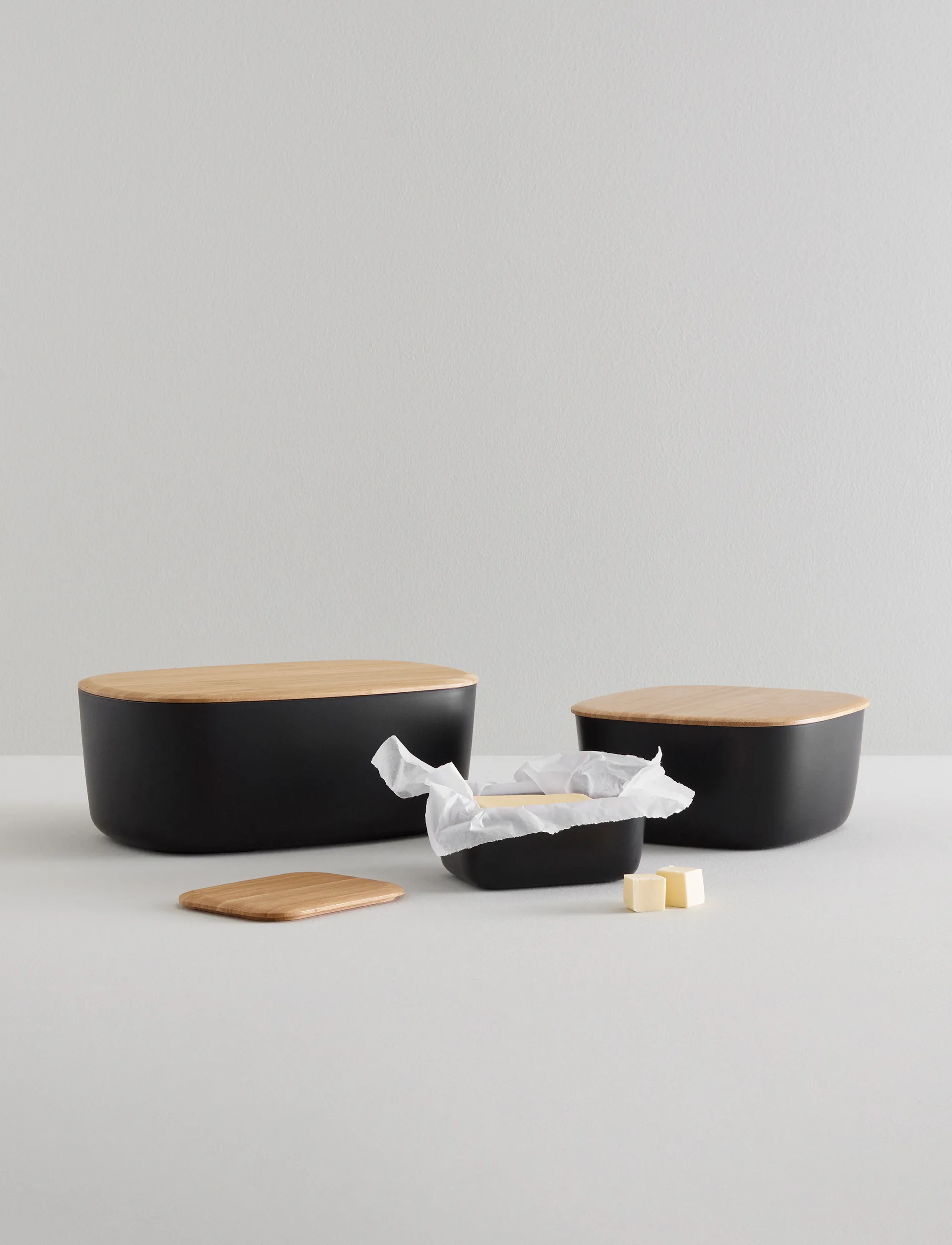 BOX-it 브레드 박스 23x23 cm, Black RIG-TIG | 릭틱