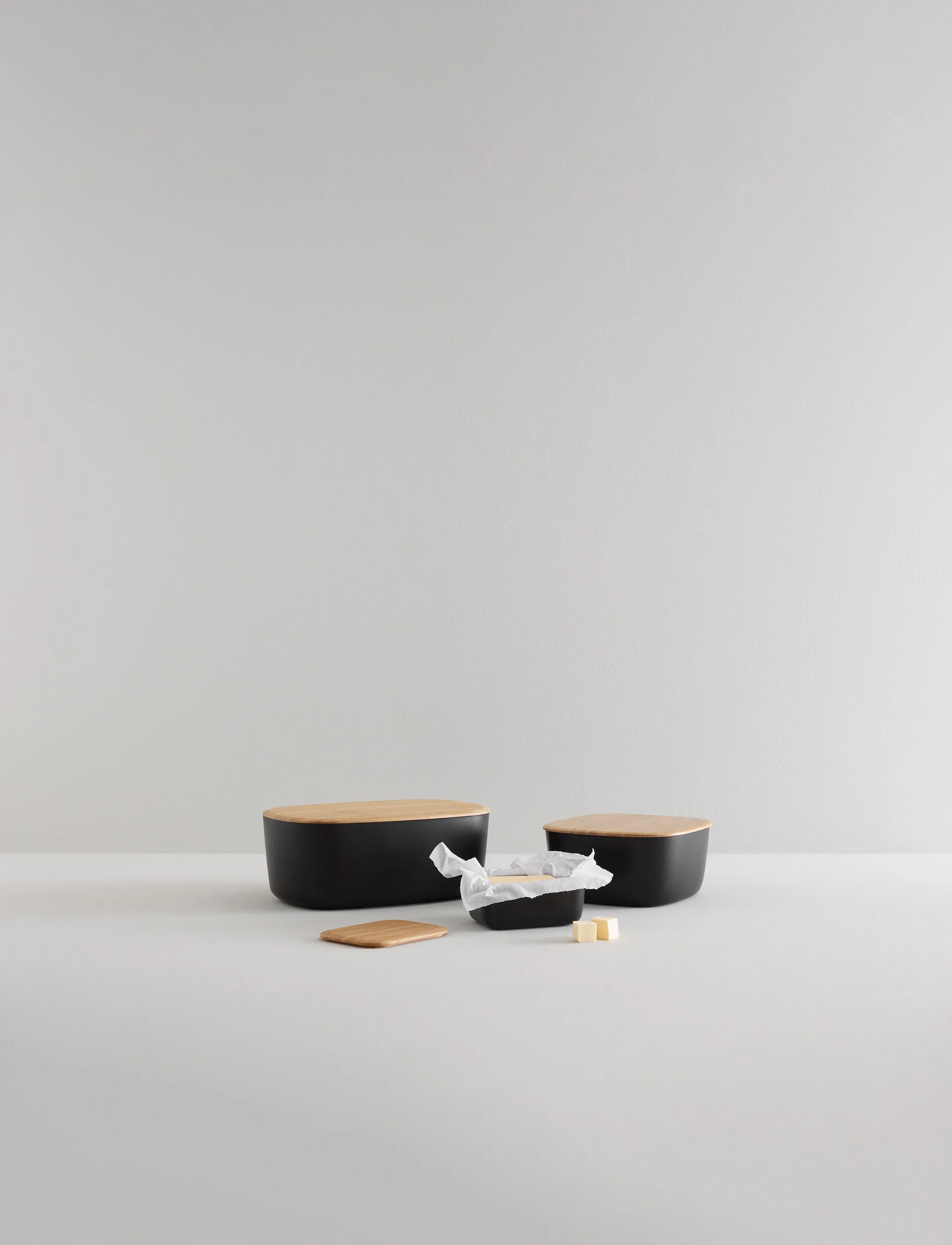 BOX-it 브레드 박스 23x23 cm, Black RIG-TIG | 릭틱