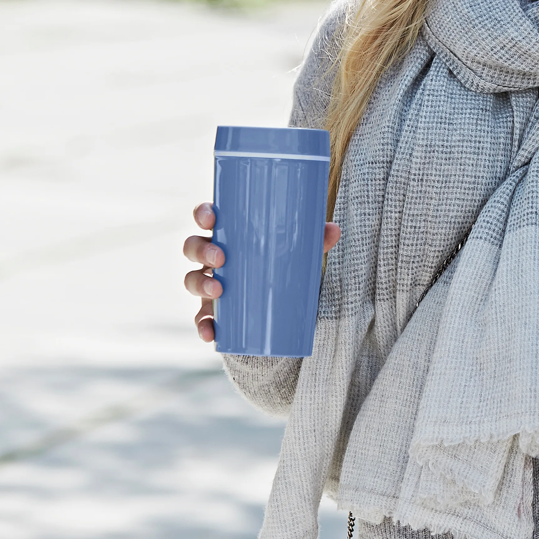 BRING-IT 투고 테이크아웃용 머그 34 cl, Blue RIG-TIG | 릭틱